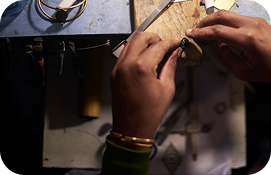 Turning bones into jewelry
